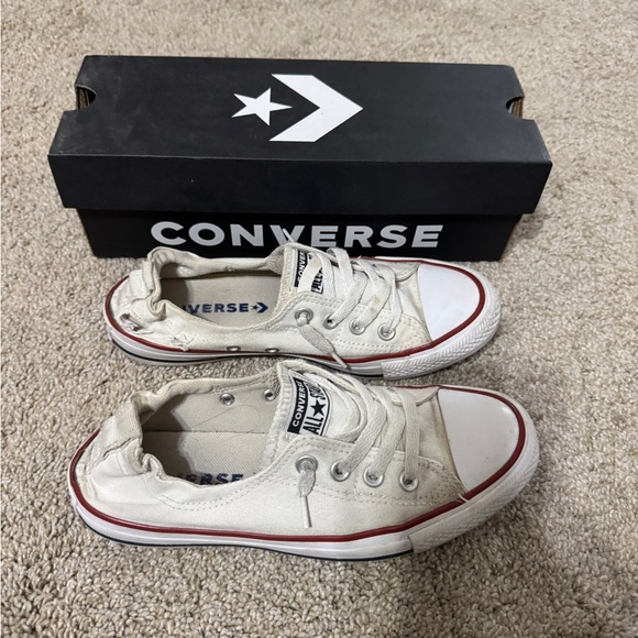 Converse Shoes - 7 1/2 Women’s Converse CT Shoreline Slip Shoes - White - Box